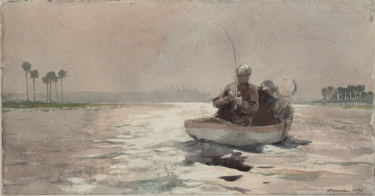 Pesca de Lobina - Florida de Winslow Homer