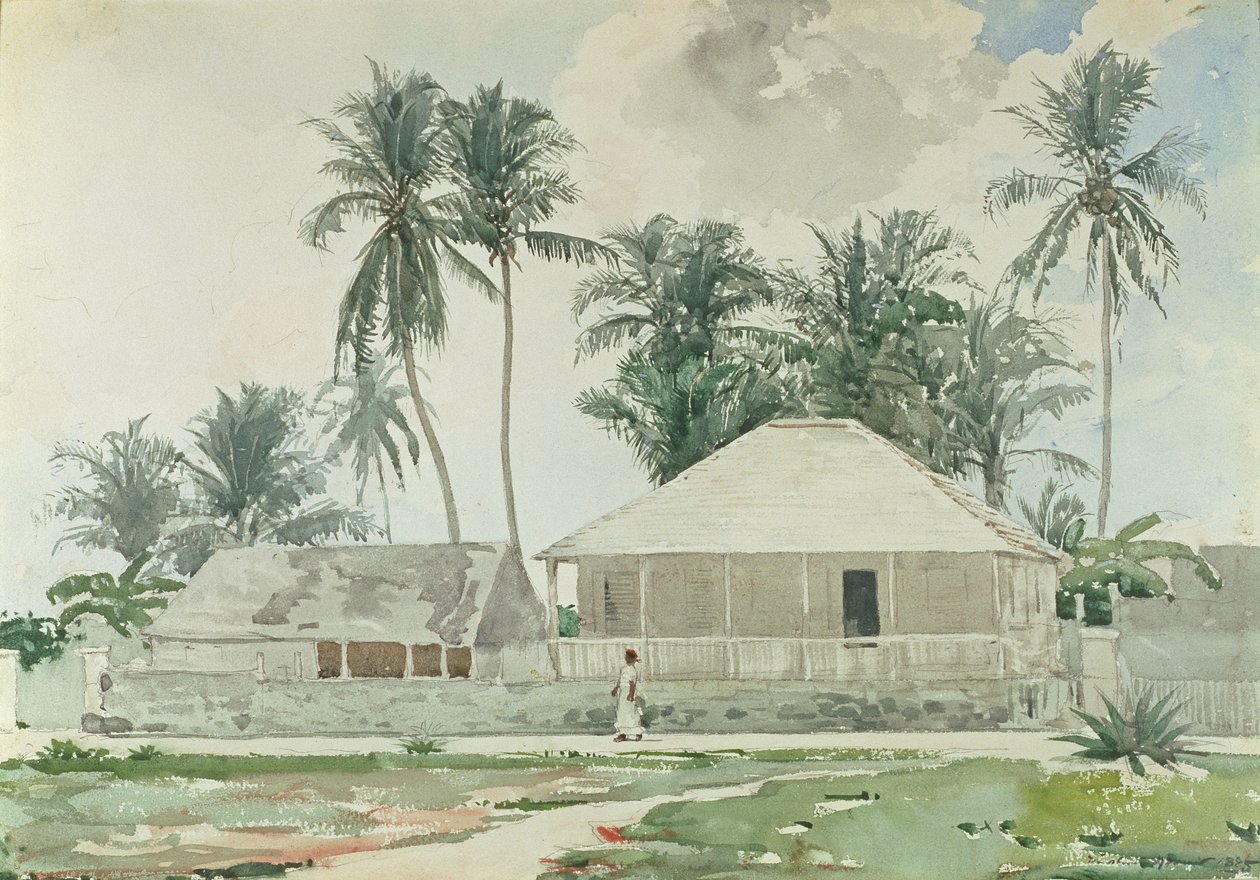 Cabañas, Nassau, 1885 de Winslow Homer