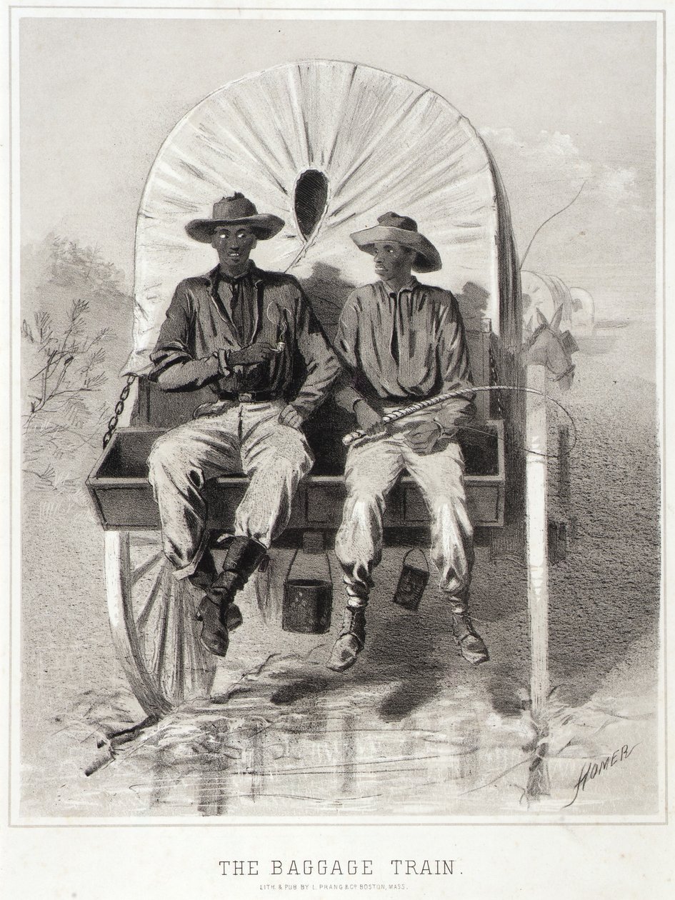 Bocetos de campaña: El tren de equipajes de Winslow Homer