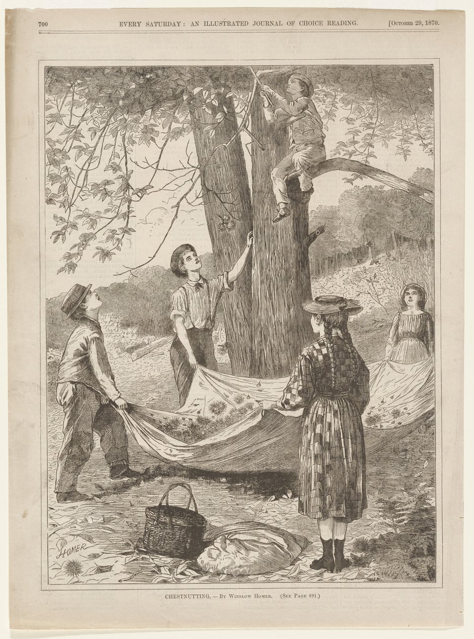 Recogida de castañas de Winslow Homer