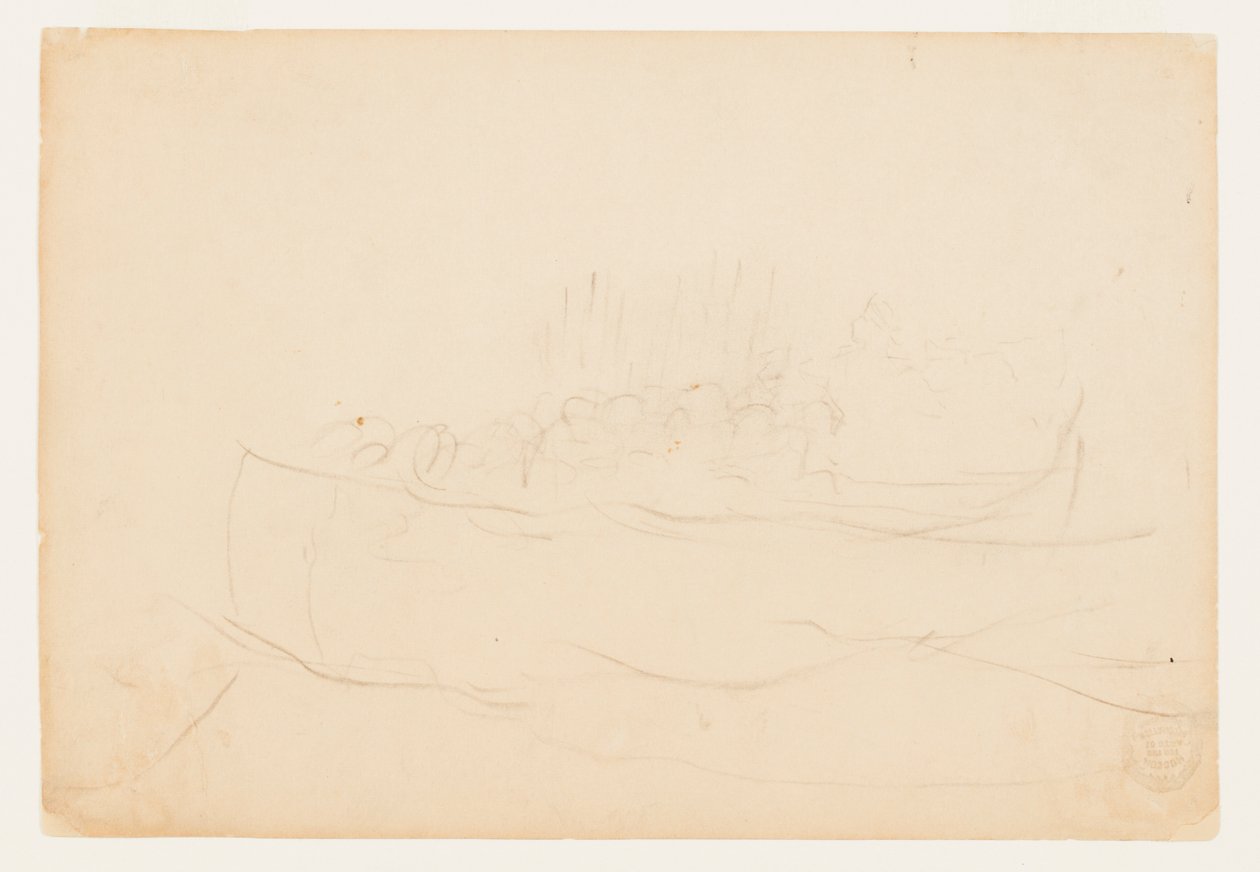 Dory llena de hombres de Winslow Homer