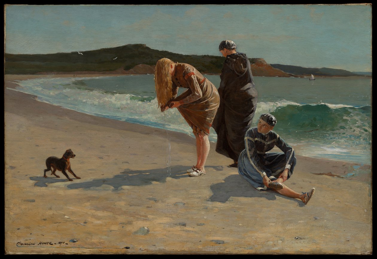 Eagle Head, Manchester, Massachusetts (marea alta) de Winslow Homer