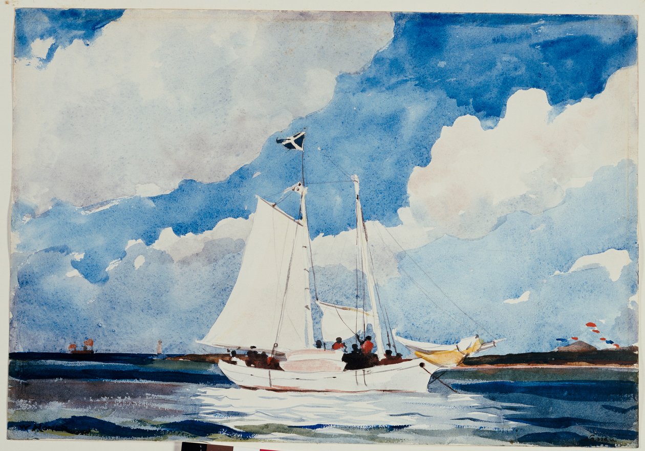 Goleta de pesca, Nassau, c.1898-99 de Winslow Homer