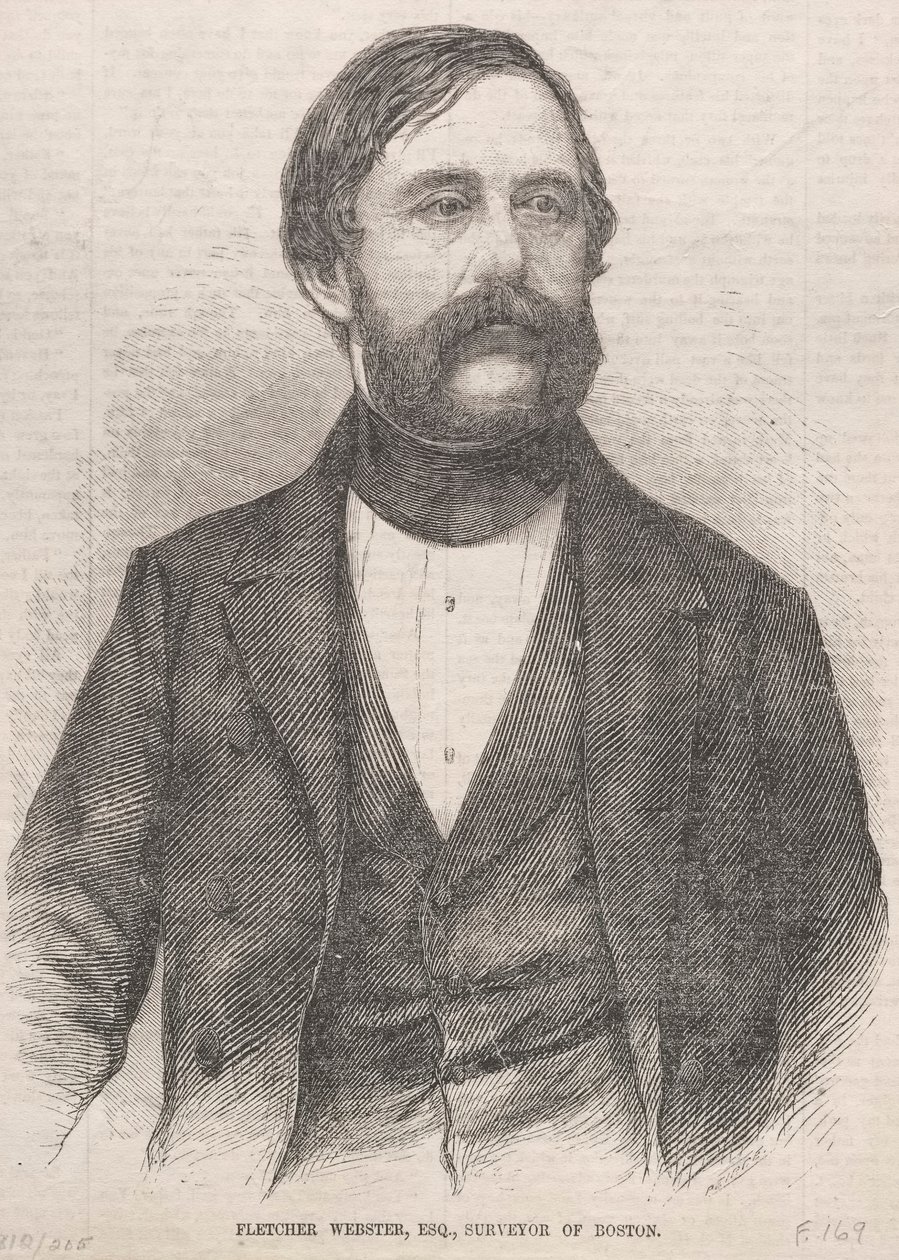 Fletcher Webster, Esq., Agrimensor de Boston, 1859 de Winslow Homer