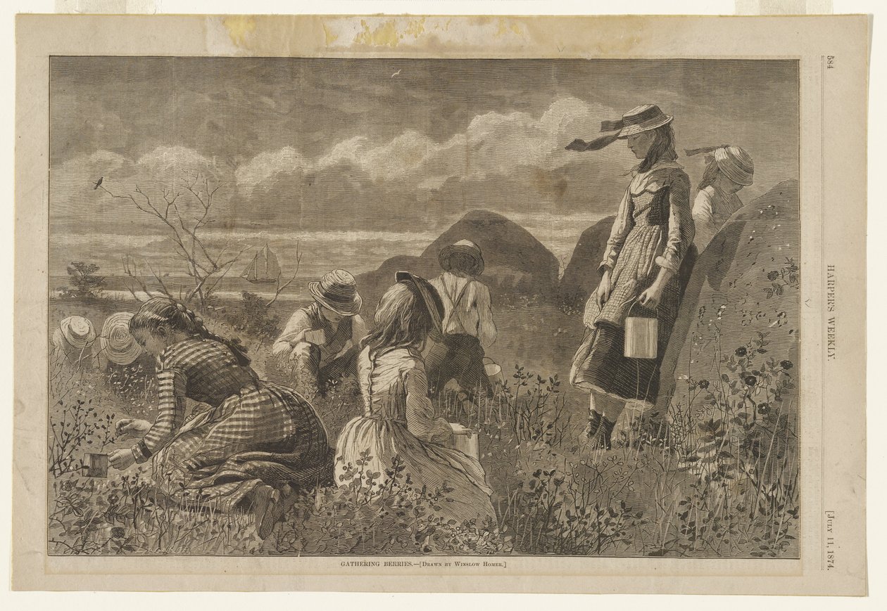 Recolección de bayas de Winslow Homer