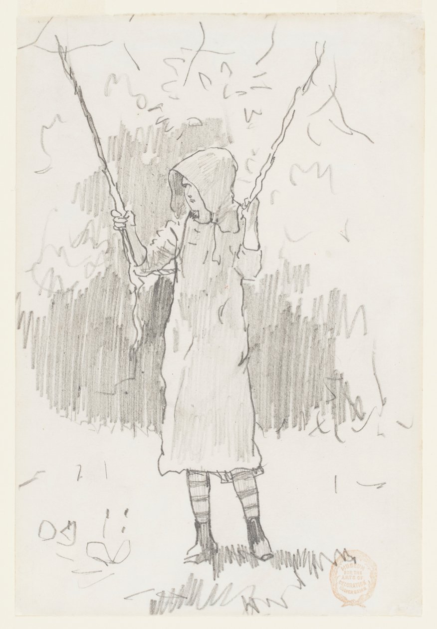 Niña en un Columpio de Winslow Homer
