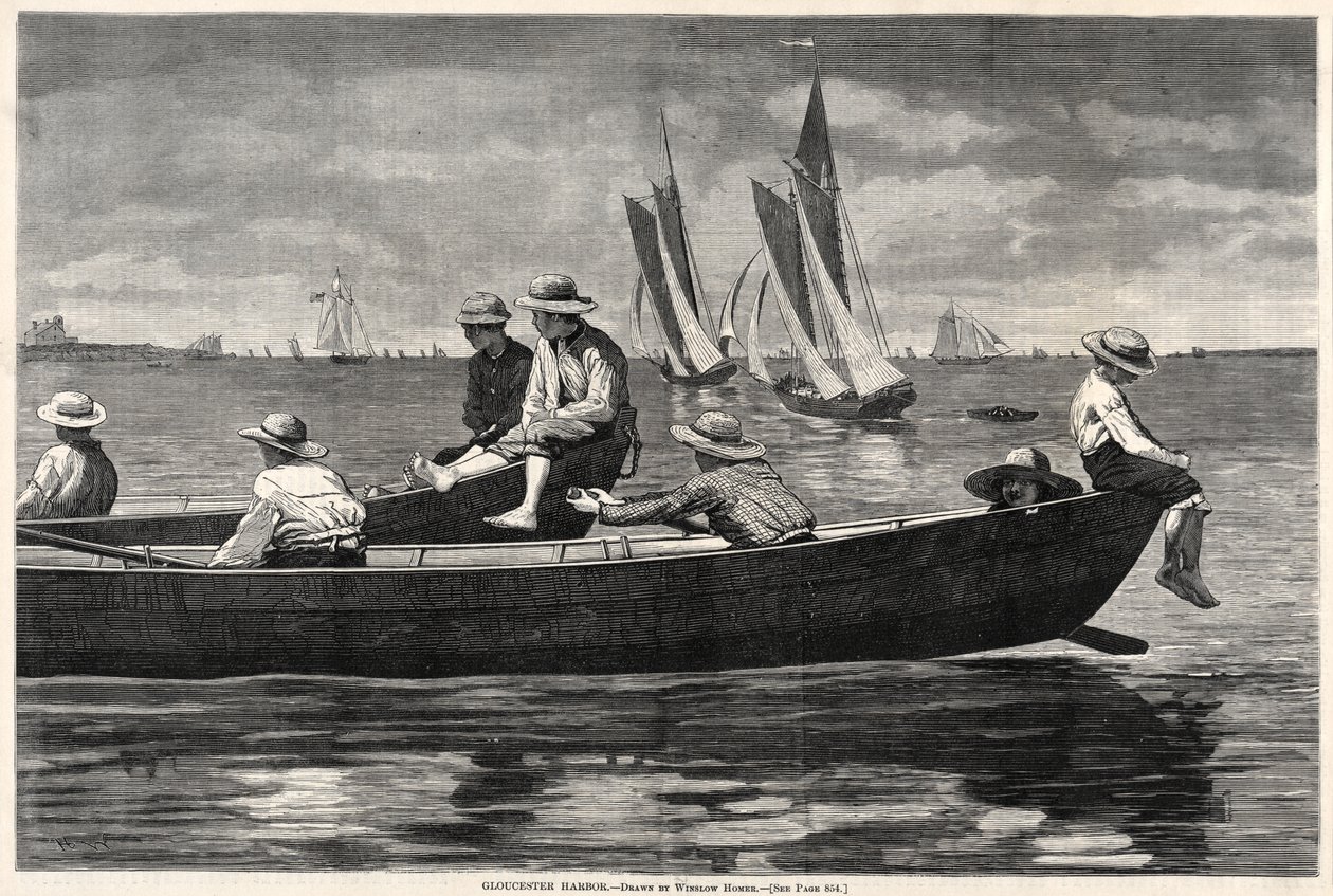 Puerto de Gloucester de Winslow Homer