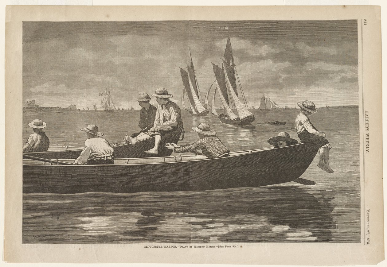 Puerto de Gloucester de Winslow Homer