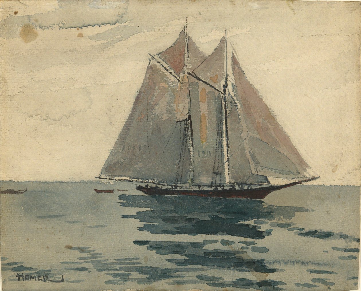 Goleta de Gloucester de Winslow Homer