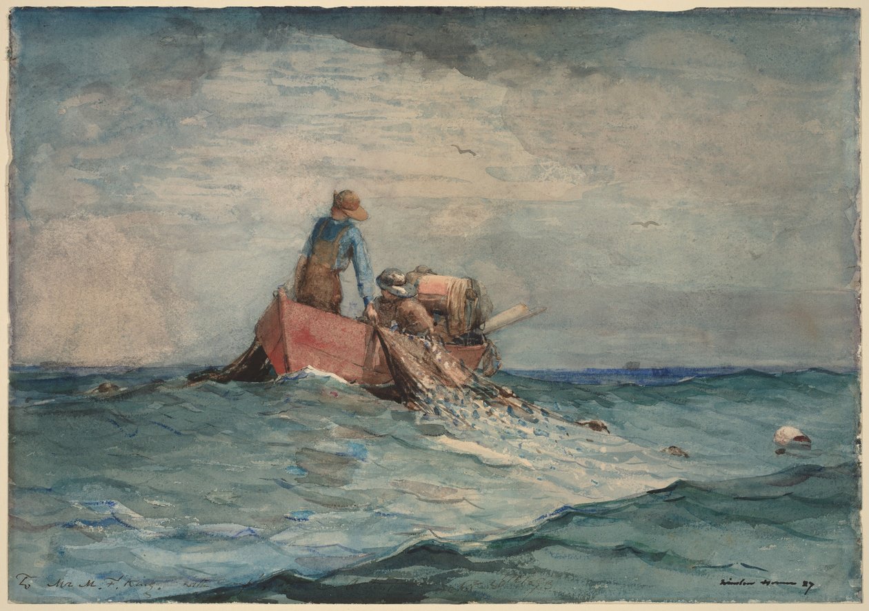 Recogida de las redes de Winslow Homer