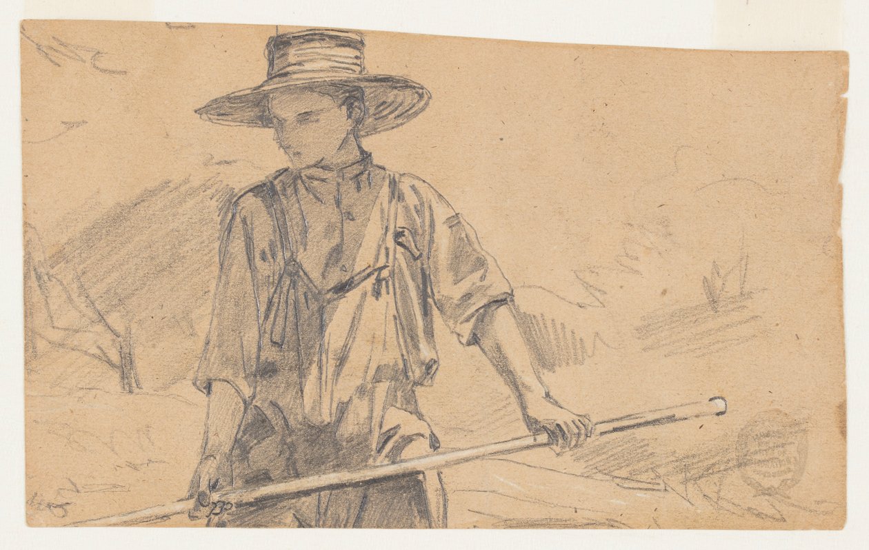 Haciendo heno de Winslow Homer