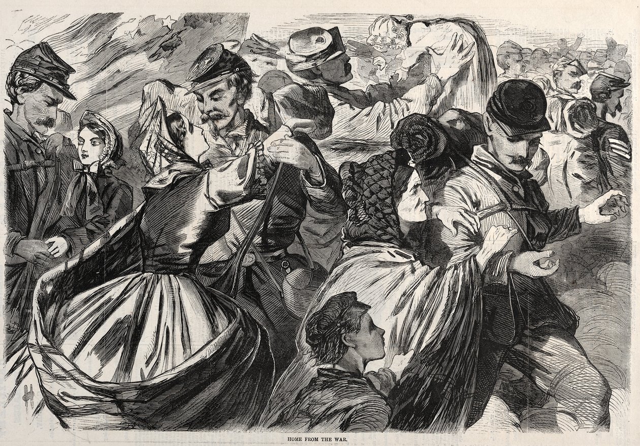 De vuelta de la guerra, 1863 de Winslow Homer