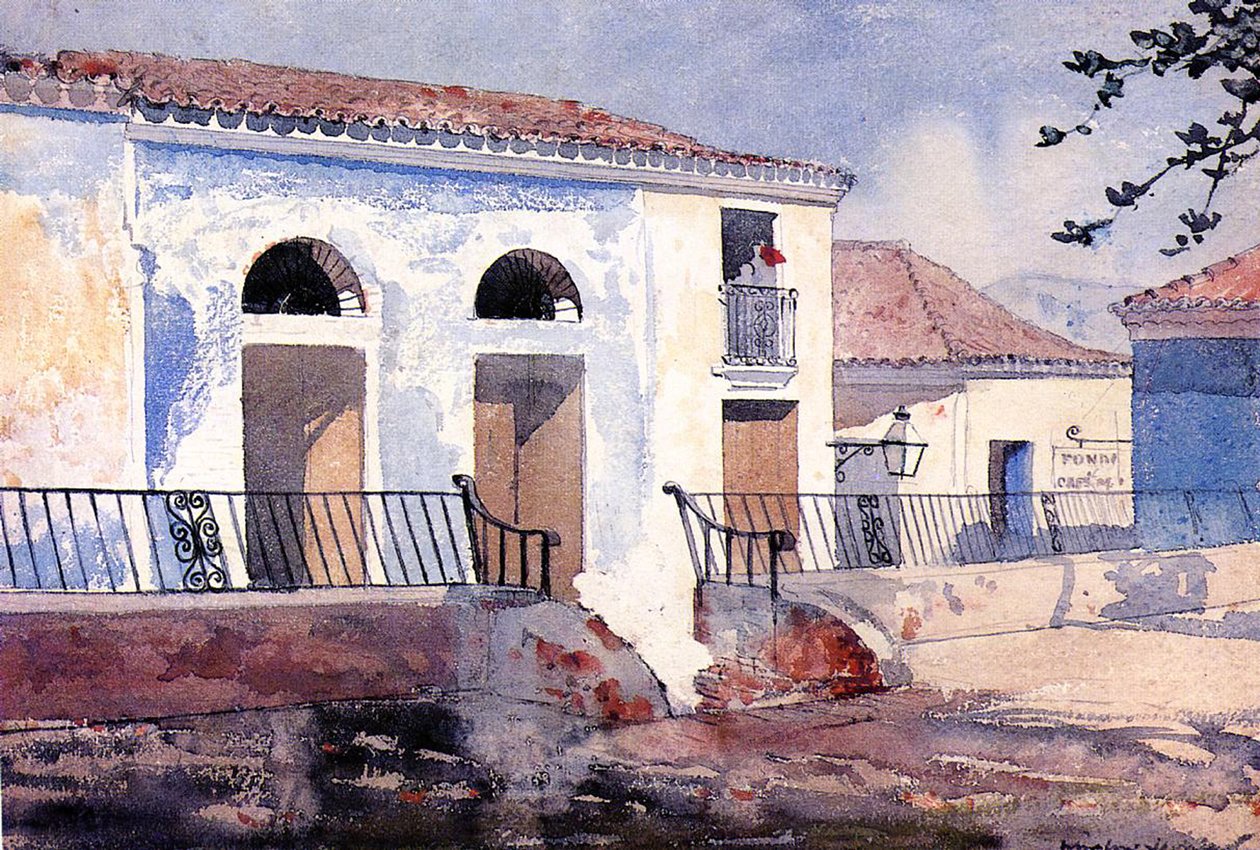 Casa en Santiago, Cuba, c.1885 de Winslow Homer