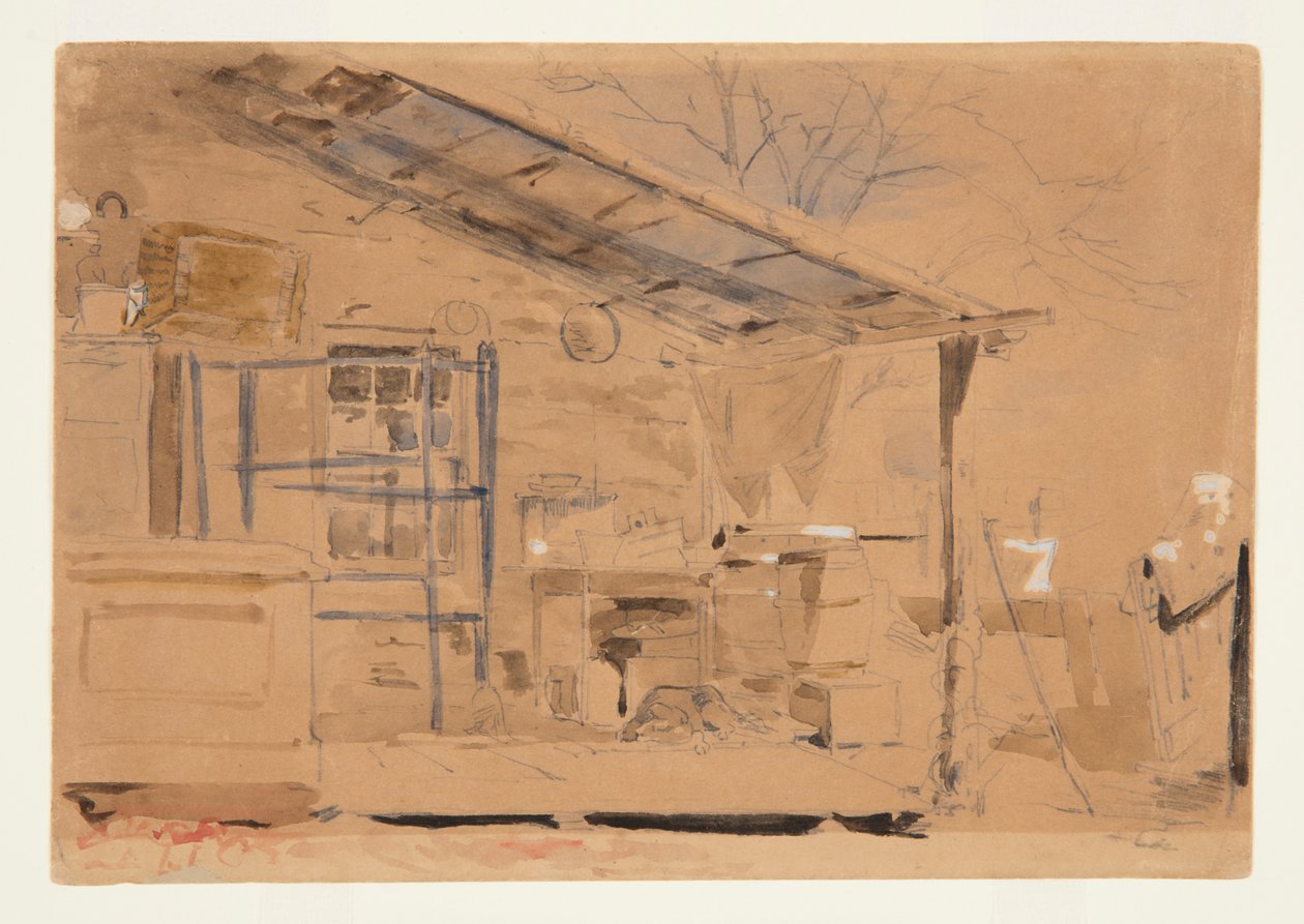 Casa con porche de Winslow Homer