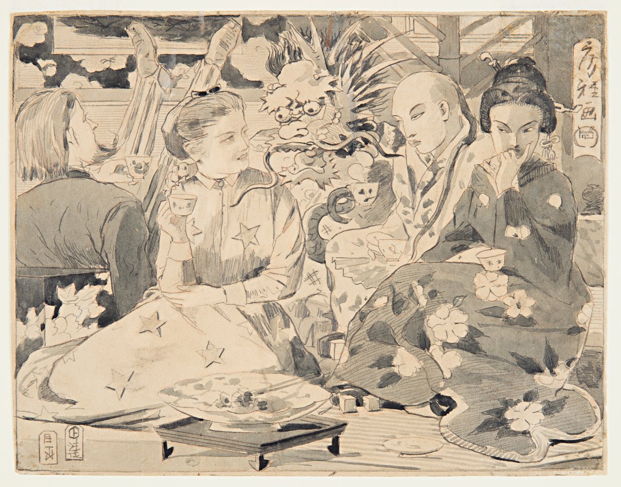 Fiesta internacional del té de Winslow Homer