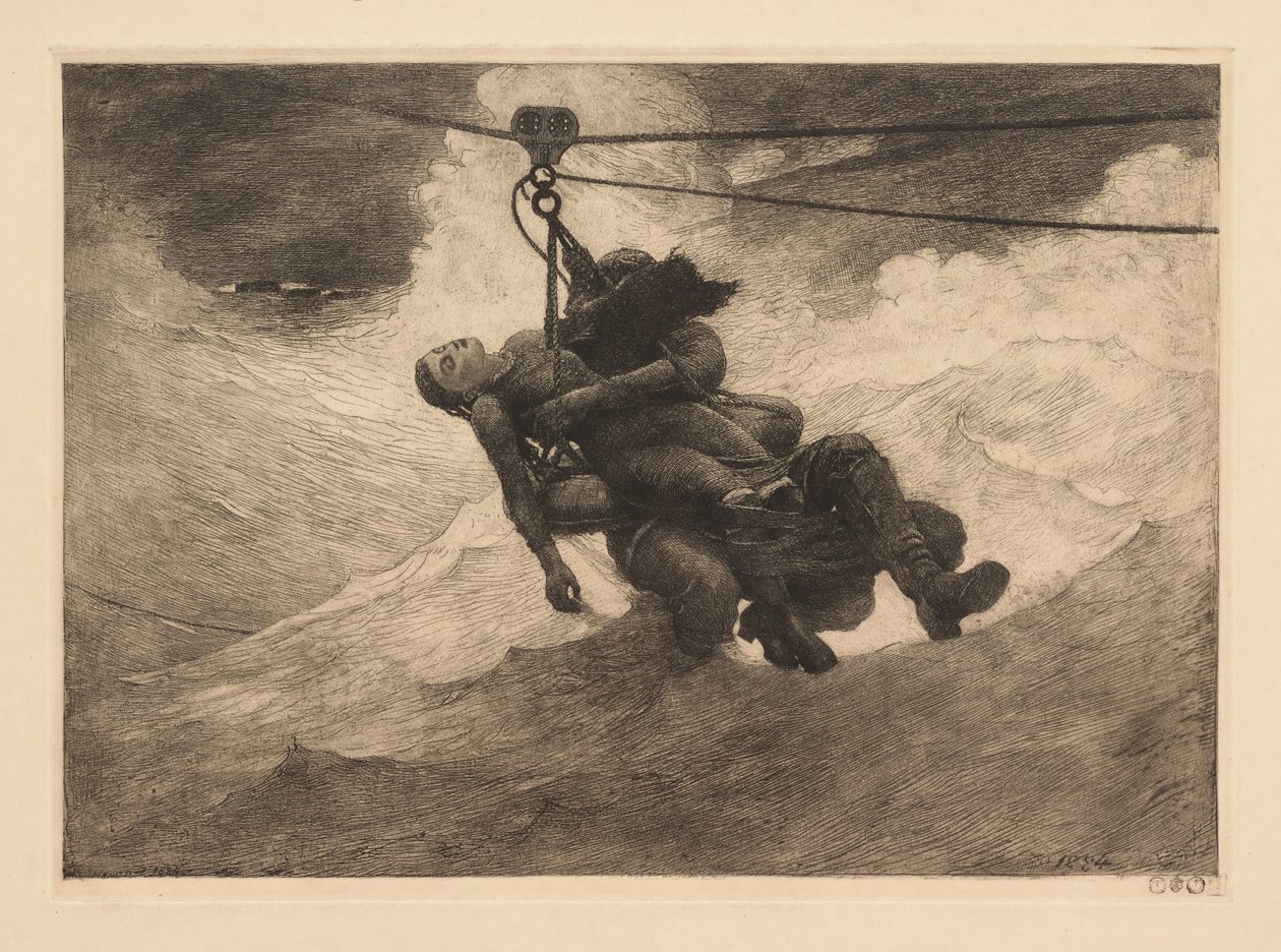 Cuerda de salvamento de Winslow Homer