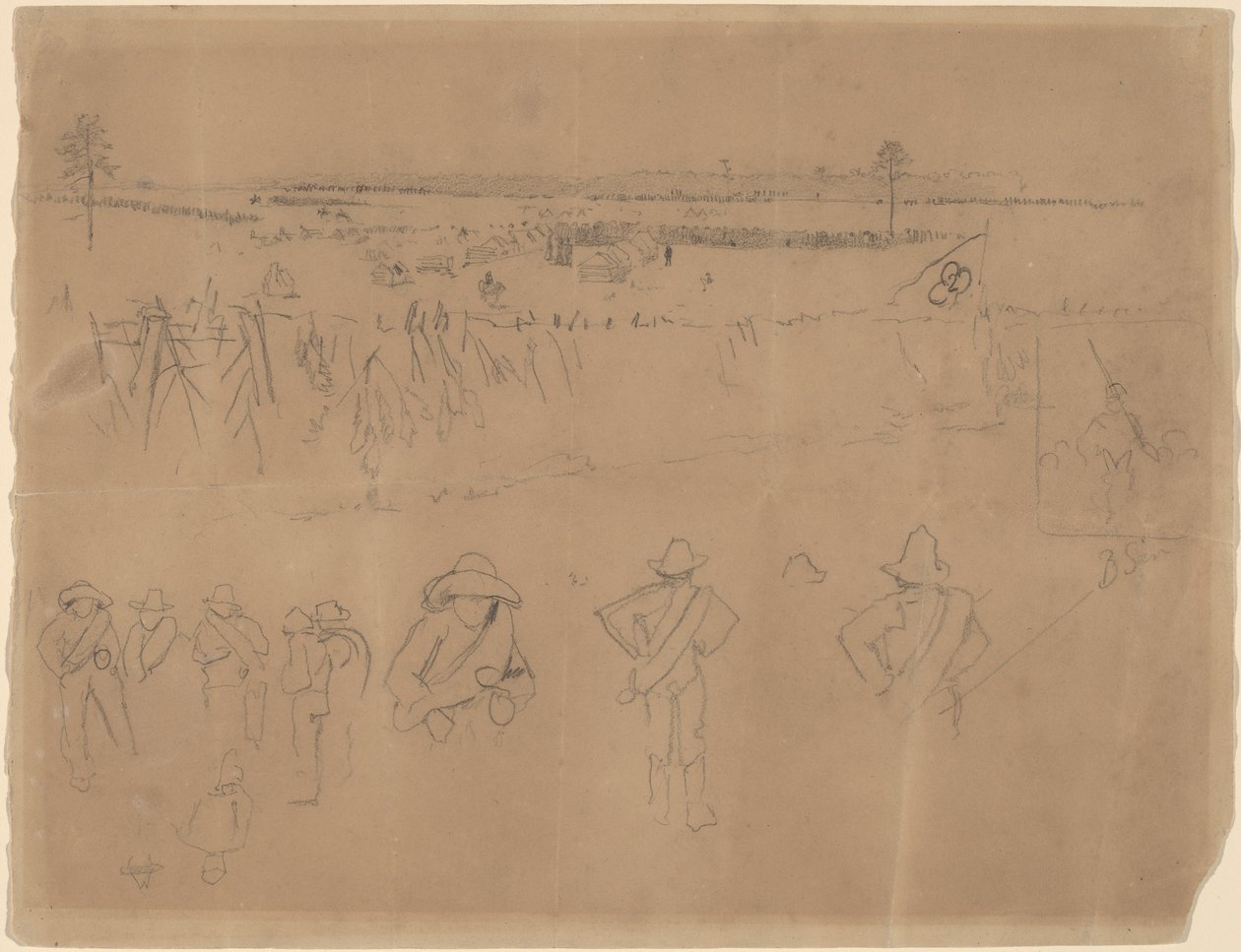 Filas y trincheras de Winslow Homer