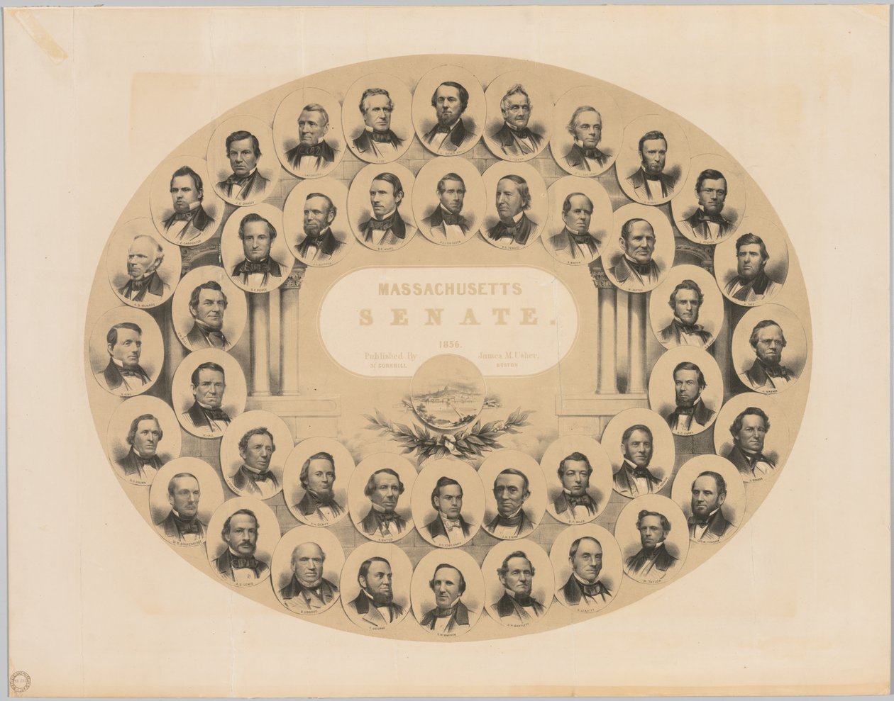 Senado de Massachusetts, 1856 de Winslow Homer