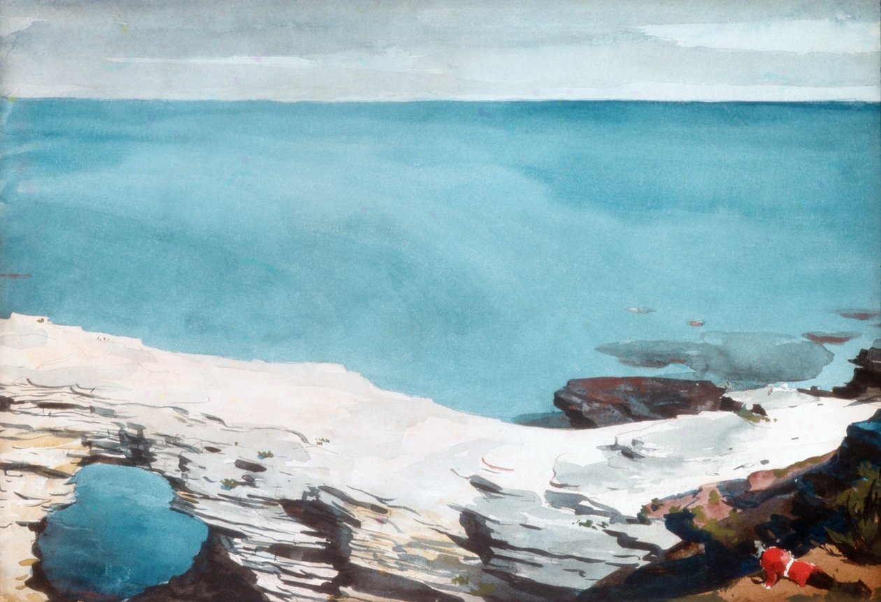 Puente natural, Bermudas, c.1901 de Winslow Homer