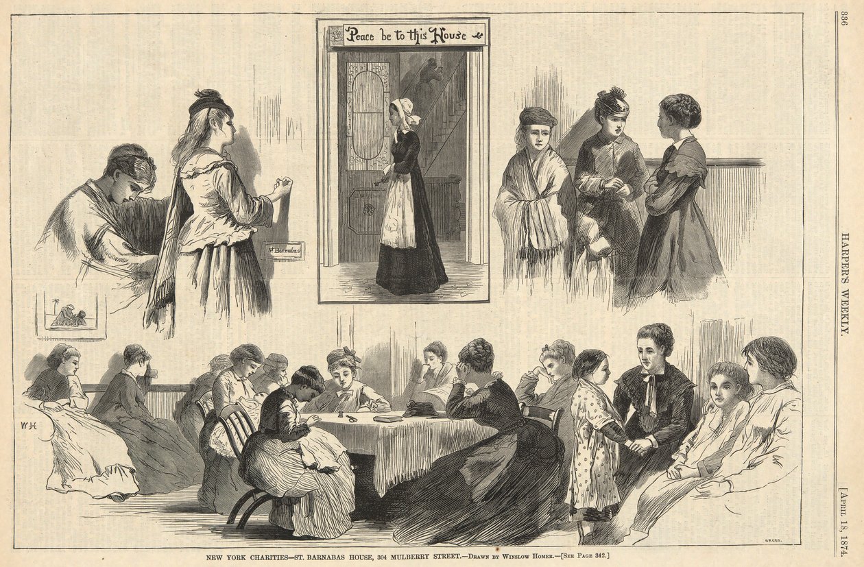 Organizaciones benéficas de Nueva York de Winslow Homer