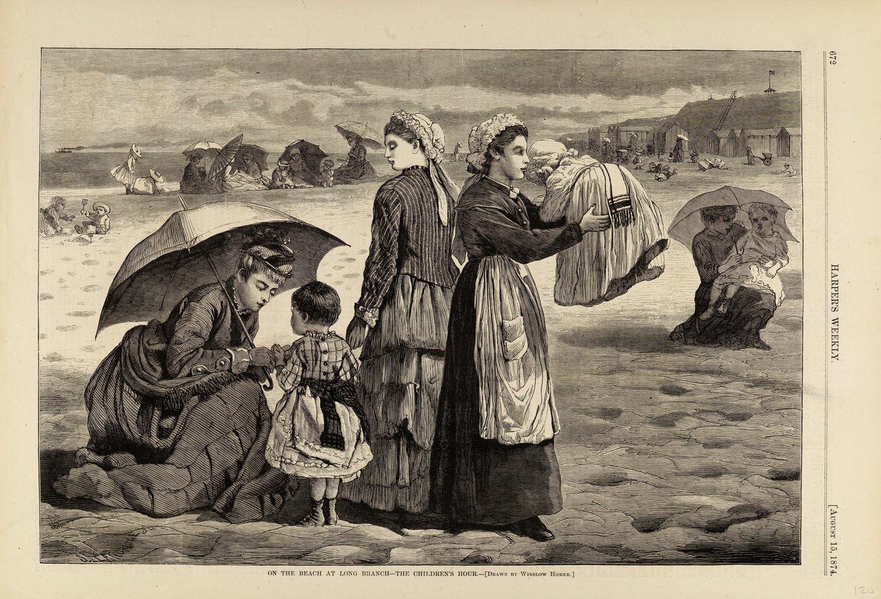On the Beach at Long Branch--The Children