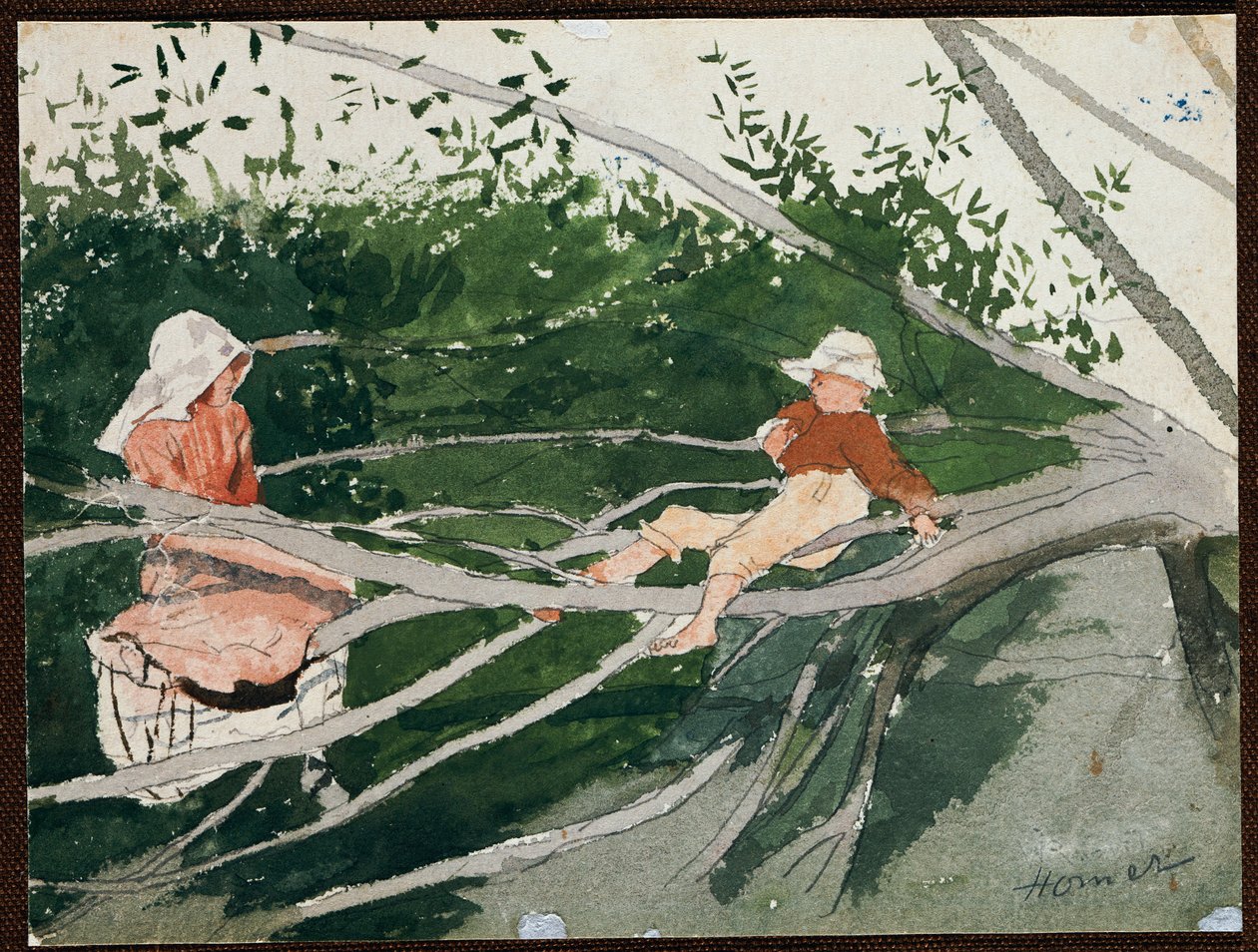 En una Rama de Winslow Homer