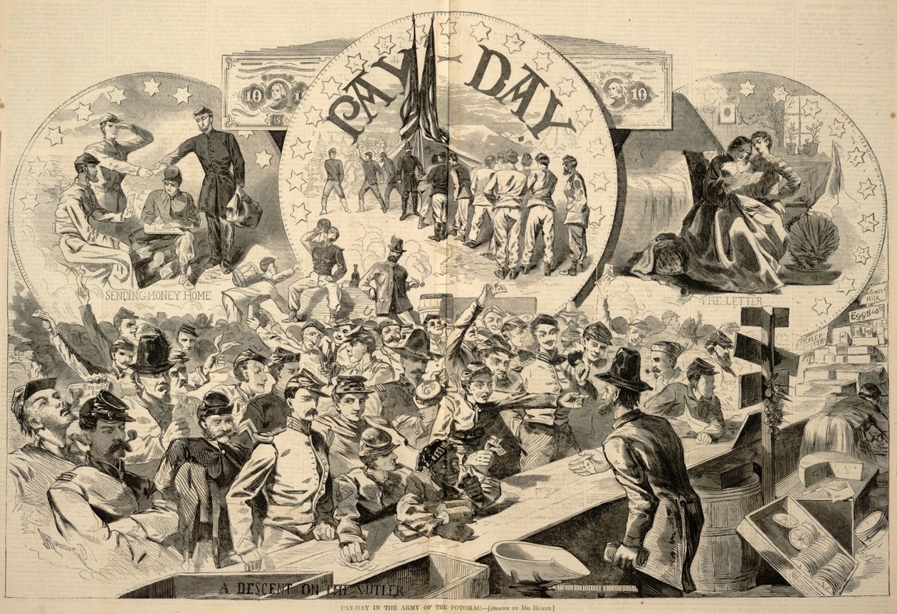Pay-Day in the Army of the Potomac, de Harper