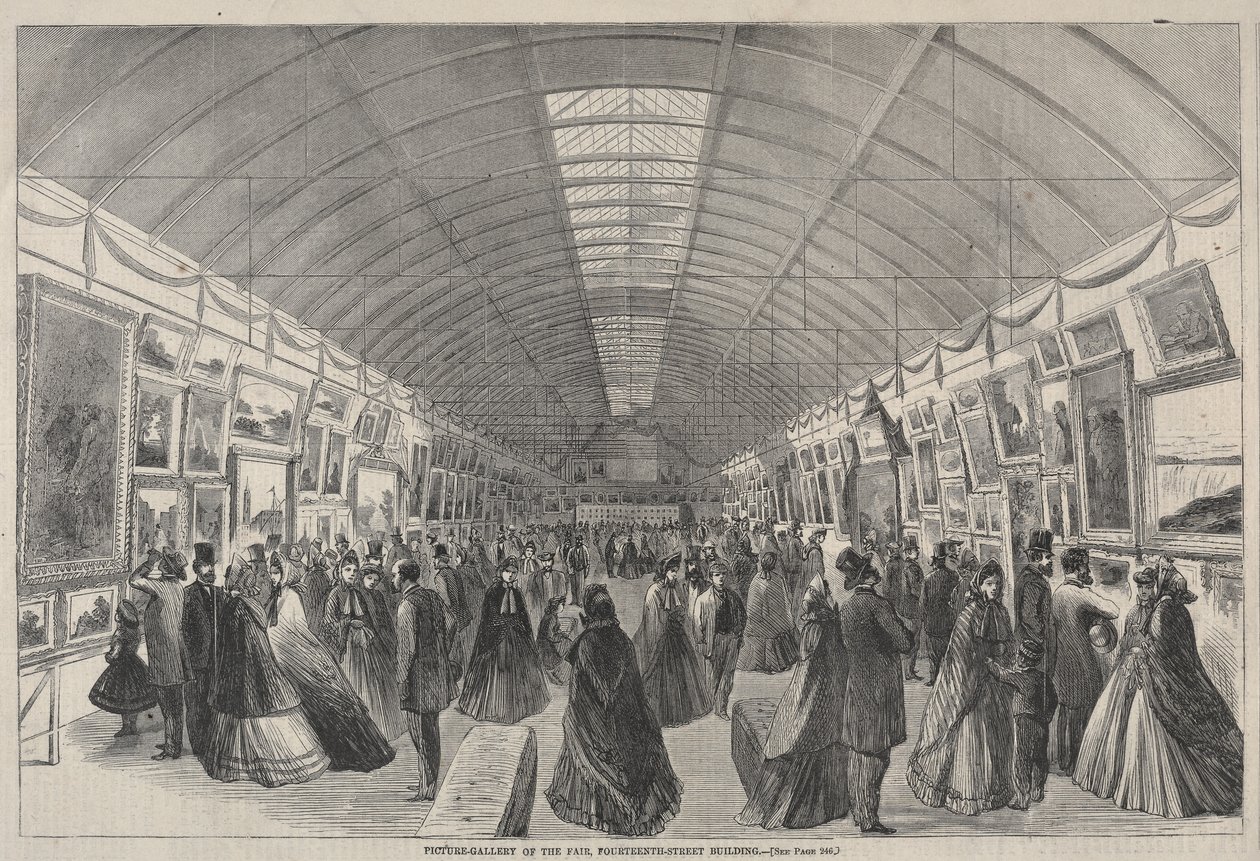 Galería de imágenes de la feria, edificio de la calle Catorce de Winslow Homer