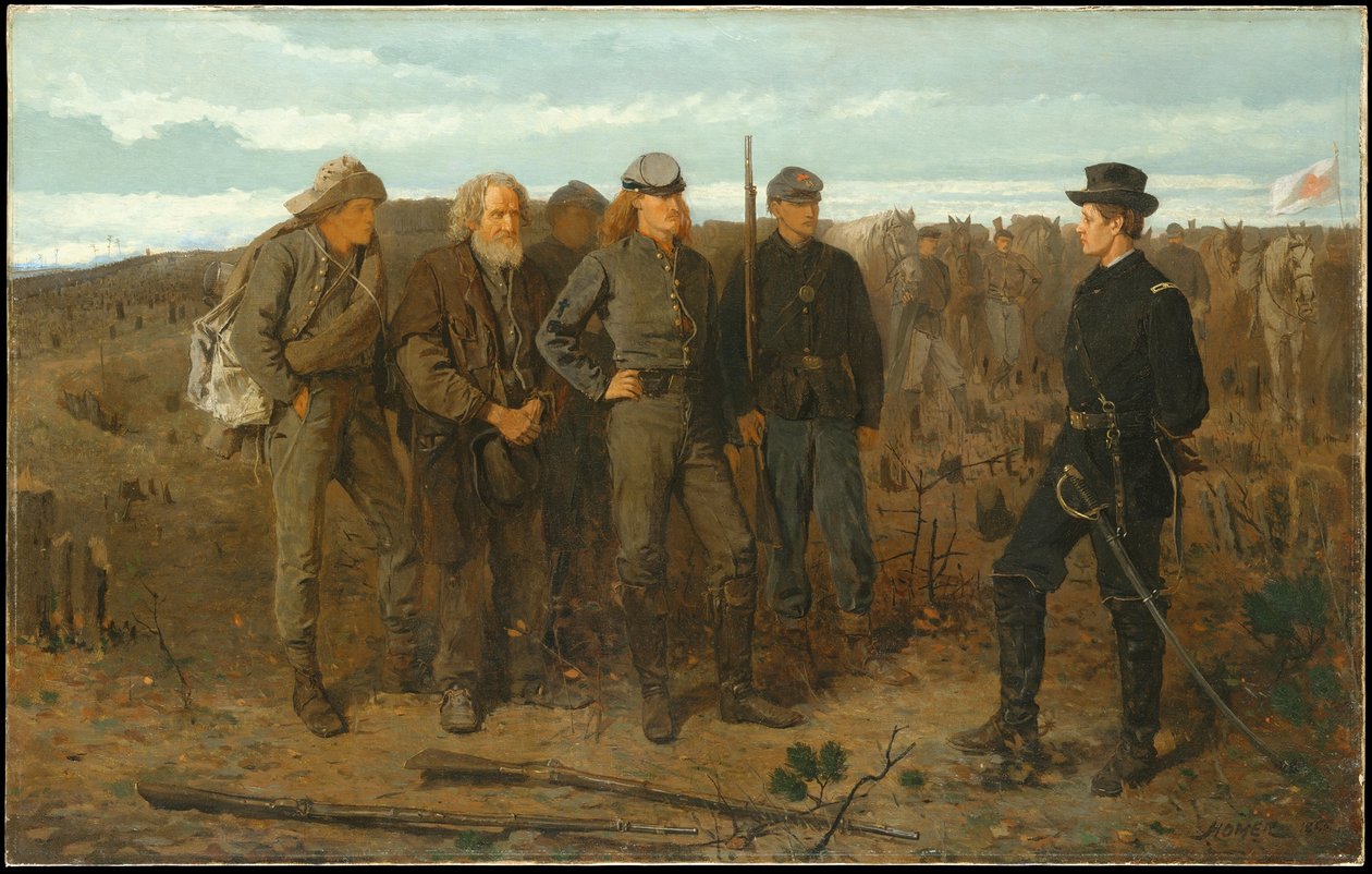 Prisioneros del frente de Winslow Homer
