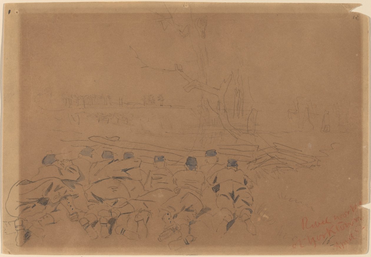 Obras rebeldes en Yorktown de Winslow Homer