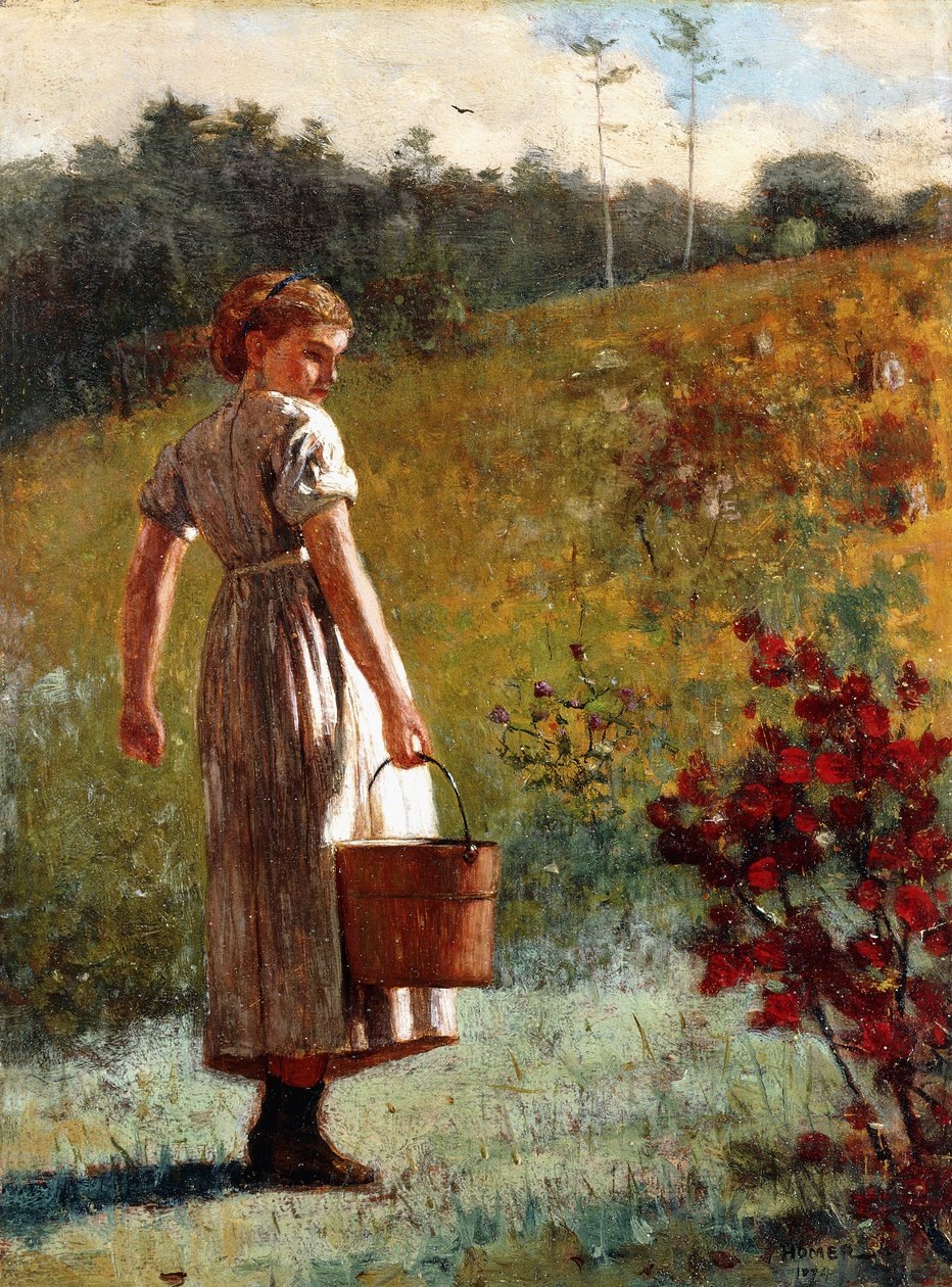 Regresando de la primavera, 1874 de Winslow Homer