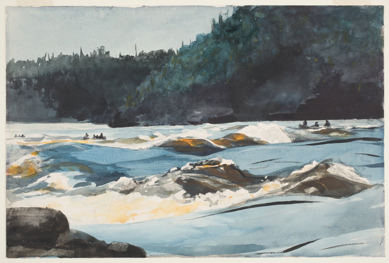 Río Saguenay, rápidos inferiores de Winslow Homer