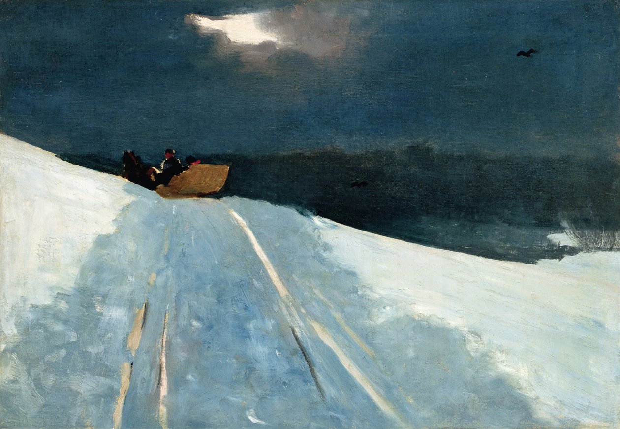 Paseo en trineo de Winslow Homer