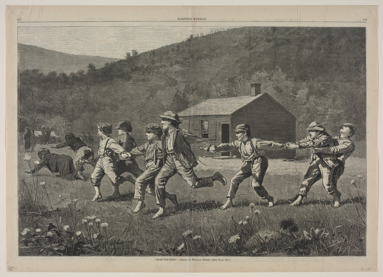 Snap-the-Whip, 1873 de Winslow Homer
