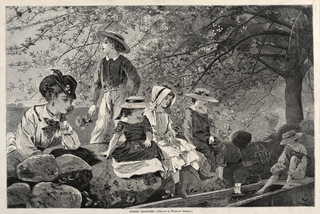 Flores de primavera de Winslow Homer