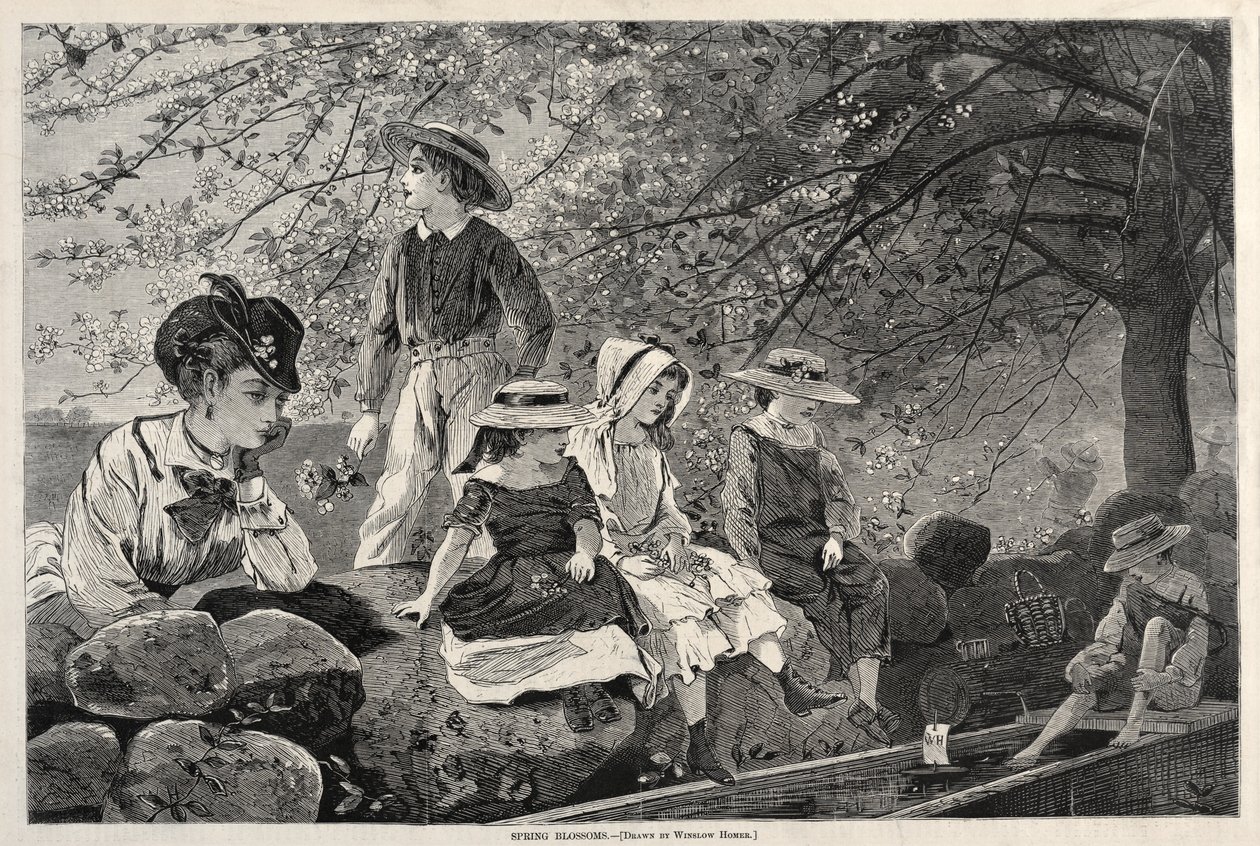 Flores de primavera, 1870 de Winslow Homer