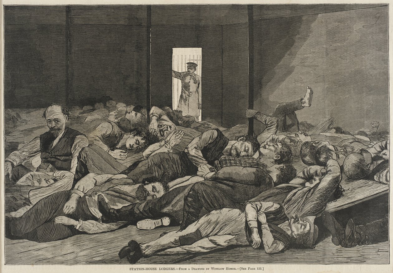 Huéspedes de la casa de la estación de Winslow Homer
