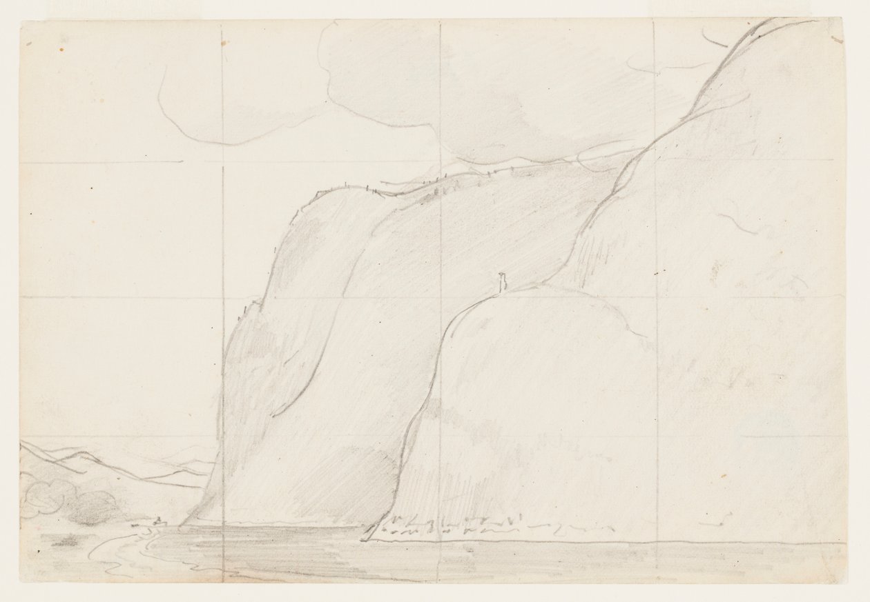 Estudio para "Cabo Trinidad, Río Saguenay" de Winslow Homer