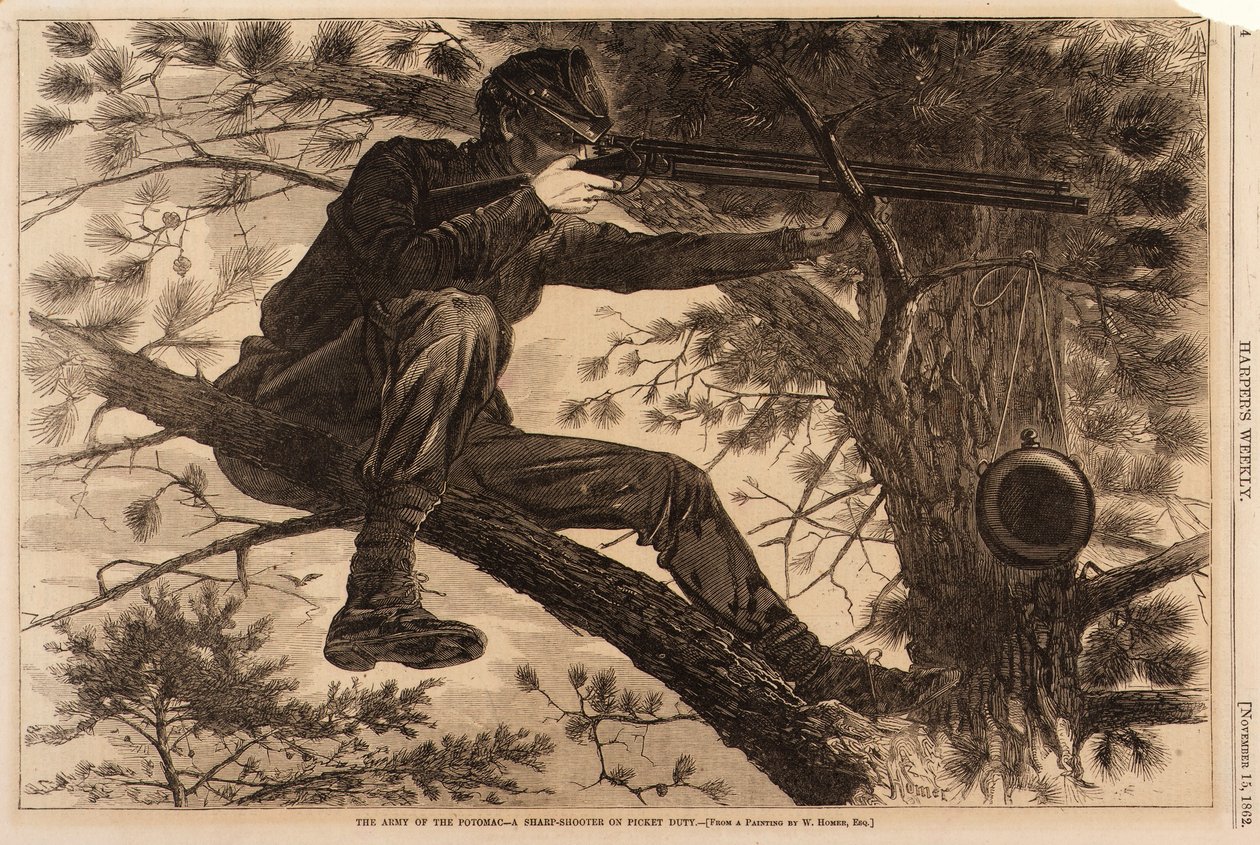 El Ejército del Potomac - Un Tirador de Piquete de Winslow Homer