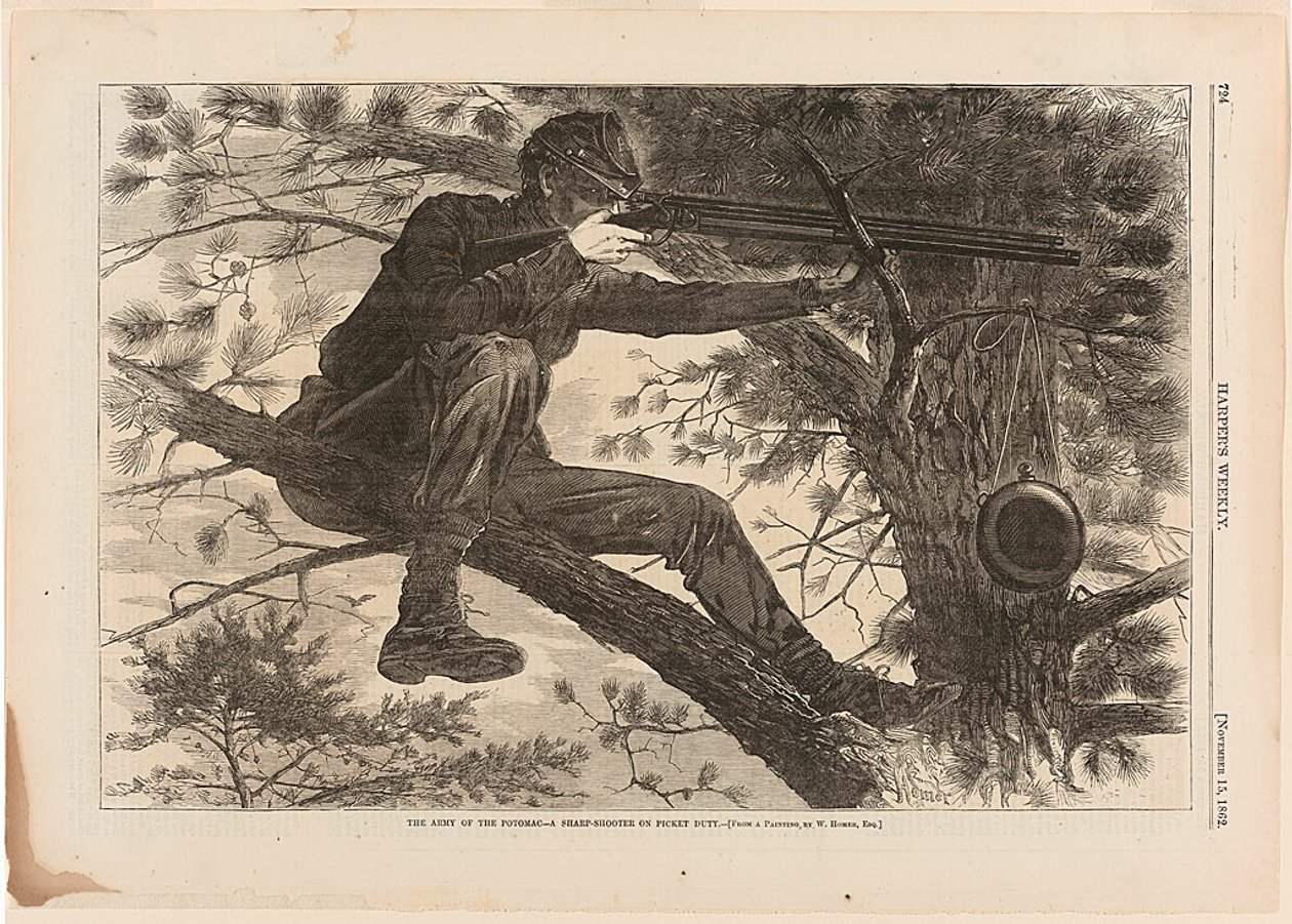 El Ejército del Potomac - Un Tirador de Piquete de Winslow Homer