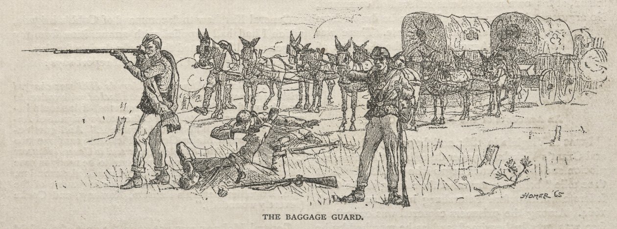 El Guardia del Equipaje, 1888 de Winslow Homer