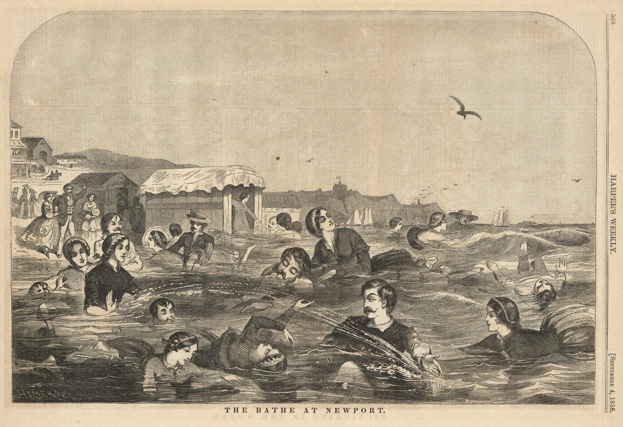 El baño en Newport, de Harper de Winslow Homer