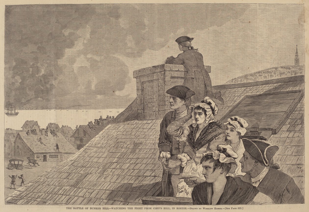 La Batalla de Bunker-Hill - Observando la Lucha desde Copp