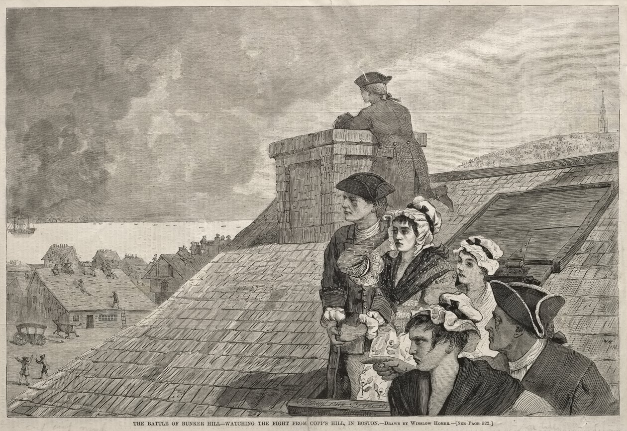 La batalla de Bunker Hill - Observando la lucha desde Copp