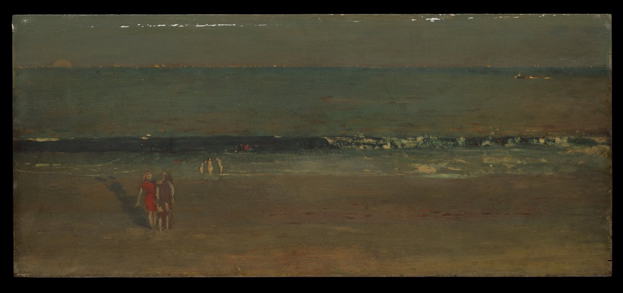 La playa, a última hora de la tarde de Winslow Homer