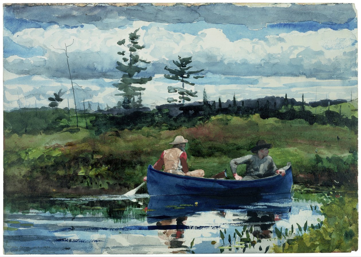 El barco azul de Winslow Homer
