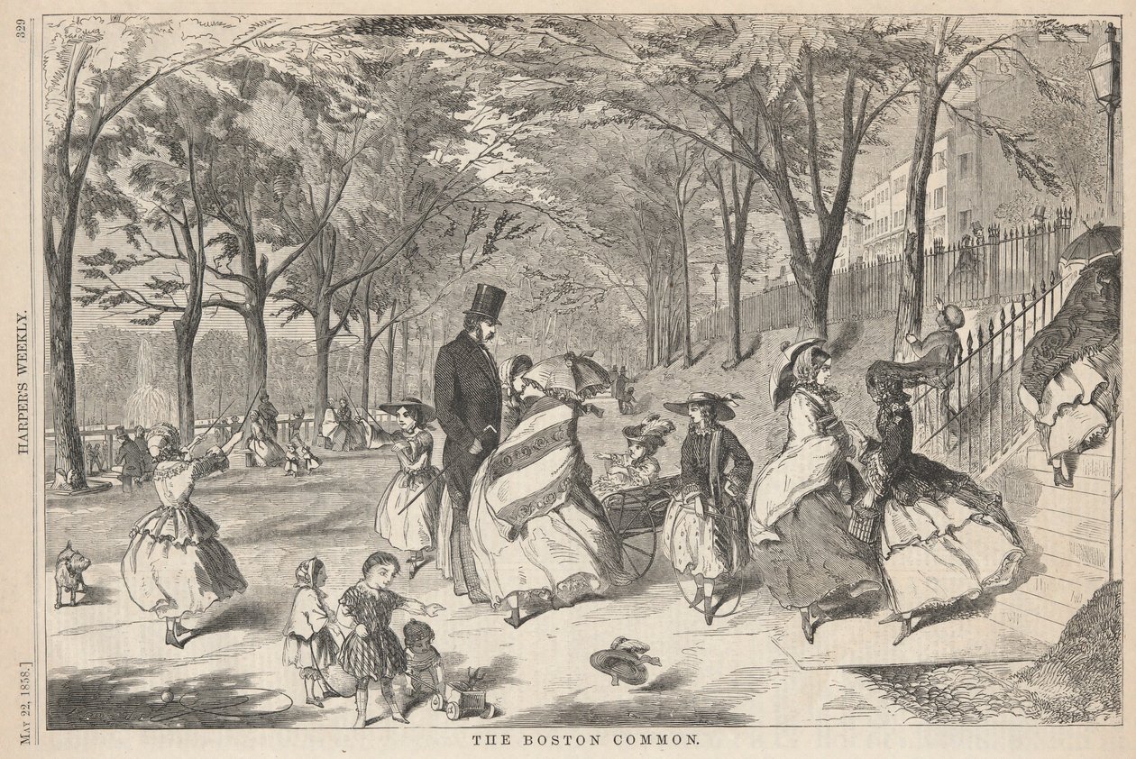 El Boston Common, de Harper de Winslow Homer