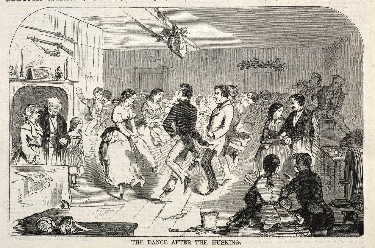 El baile tras la desgranada de Winslow Homer