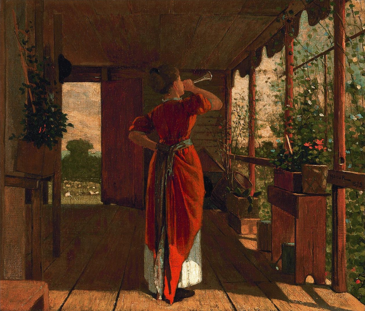 El cuerno de la cena de Winslow Homer