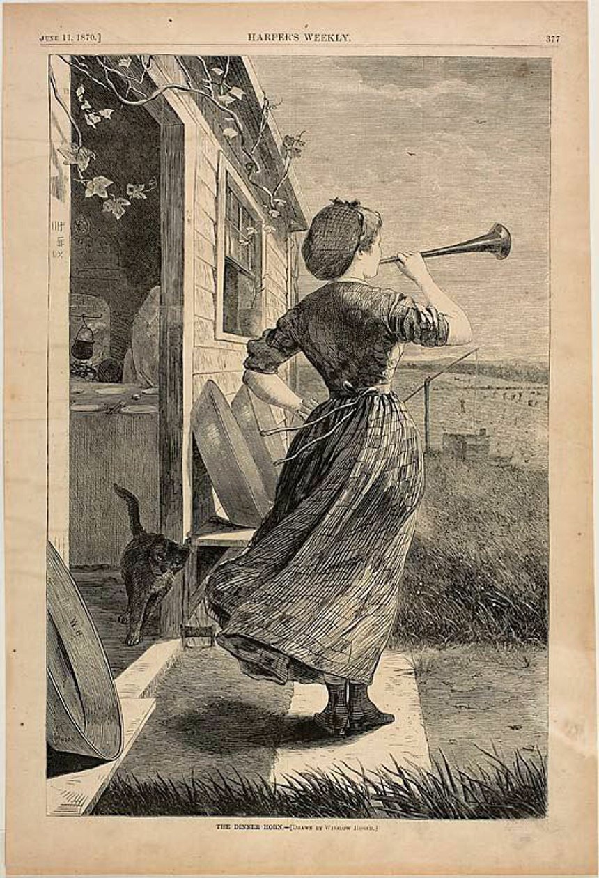 El cuerno de la cena de Winslow Homer